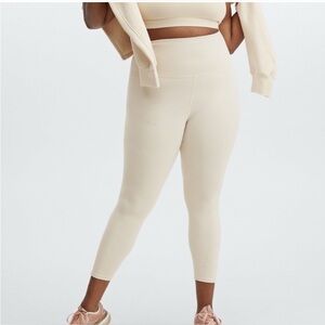 Fabletics 
Ultra High-Waisted PureLuxe 7/8 Latte NWT Leggings